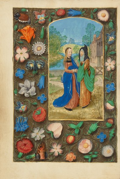 La visite - Master of the Dresden Prayer Book