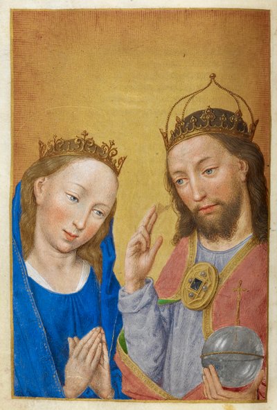 Le Christ et la Vierge Marie - Master of the Dresden Prayer Books