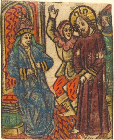 Le Christ devant Caïphe - Master of the Dutuit Mount of Olives after Master of St. Erasmus