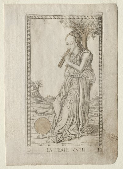 Euterpe (musique, poésie lyrique) (de la série Tarocchi D : Apollon et les Muses, #18) - Master of the E Series Tarocchi