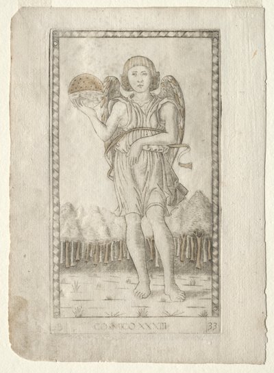 Génie du Monde (de la série Tarocchi, B: Principes Cosmiques & Vertus, #33) - Master of the E Series Tarocchi