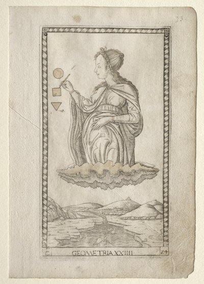 Géométrie (de la série Tarocchi, C: Arts Libéraux, #24) - Master of the E Series Tarocchi