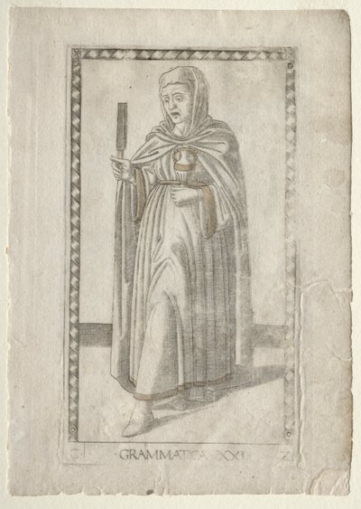 Grammaire (de la série Tarocchi, C: Arts Libéraux, #21) - Master of the E Series Tarocchi