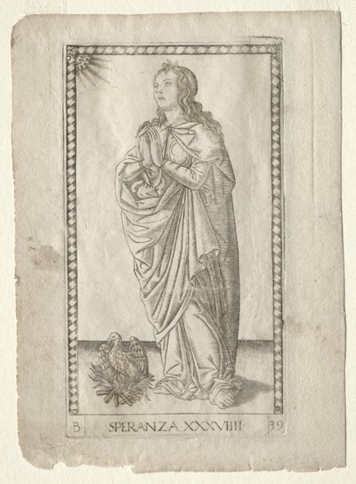 Espoir (de la série Tarocchi, B: Principes Cosmiques & Vertus, #39) - Master of the E Series Tarocchi