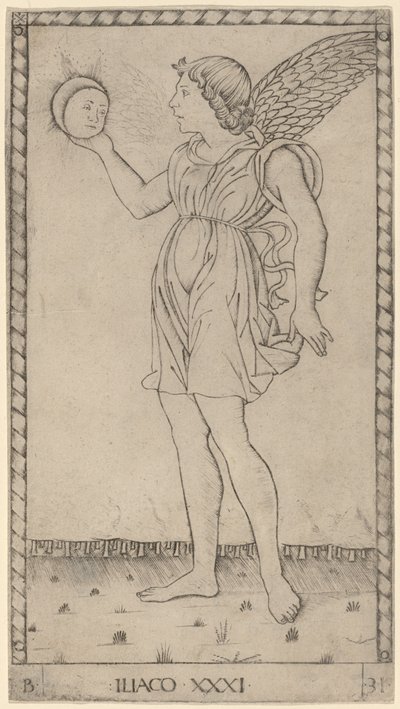 Iliaco (Génie du Soleil) - Master of the E Series Tarocchi