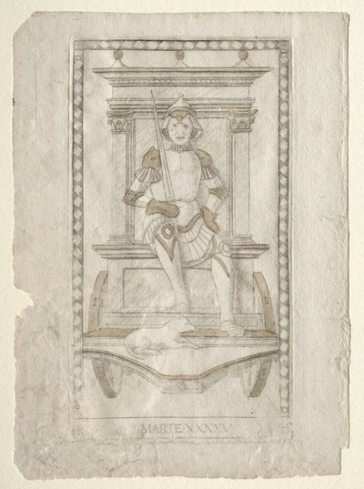 Mars de la série Tarocchi, série A : Firmaments de l