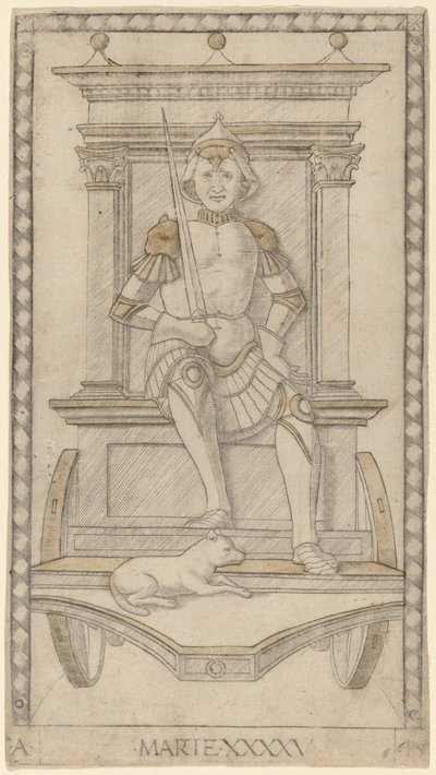 Mars - Master of the E Series Tarocchi