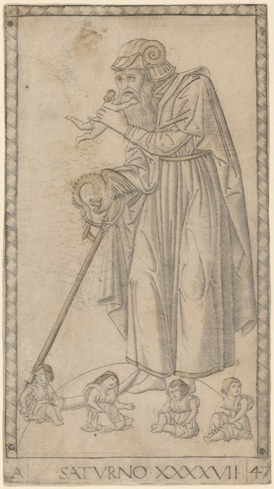 Saturne - Master of the E Series Tarocchi