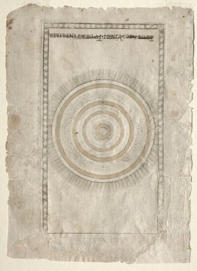 La sphère empyrée de la série Tarocchi, avant 1467 - Master of the E Series Tarocchi