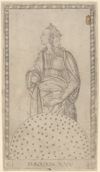 Théologie - Master of the E Series Tarocchi