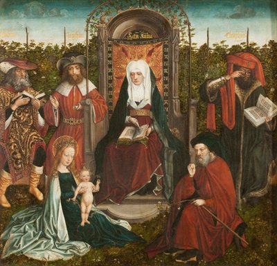 La famille de Sainte Anne Triptyque, panneau central, vers 1500-1510 - Master of the Family of Saint