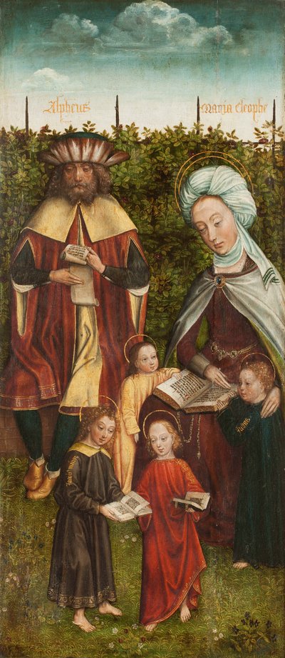La Famille de Sainte Anne Triptyque, panneau droit - Master of the Family of Saint