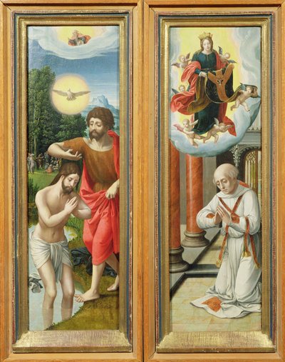 Le Baptême du Christ et Saint Ildefonso : Une paire d