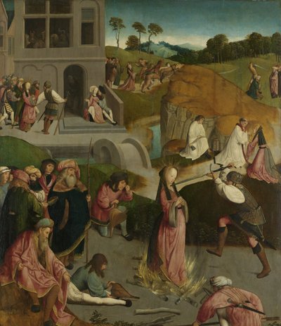 Le martyre de Sainte Lucie - Master of the Figdor Deposition