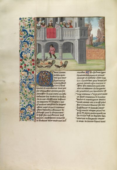 La parabole des poules et du maïs - Master of the Getty Froissart