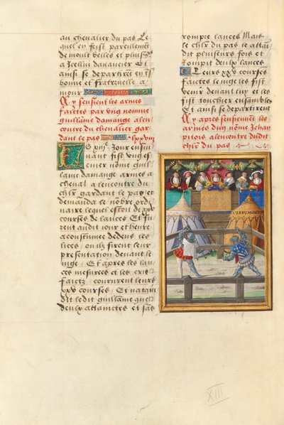 Jacques de Lalaing combattant l
