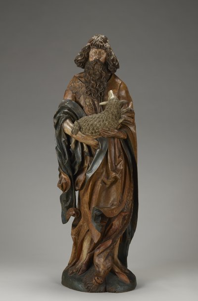 Saint Jean-Baptiste (partiellement polychromé) - Master of the Harburger Altar