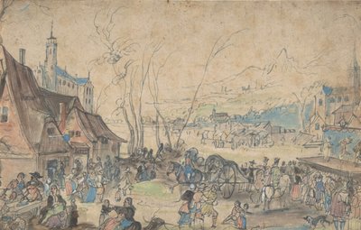 Foire du village - Master of the Hermitage Sketchbook