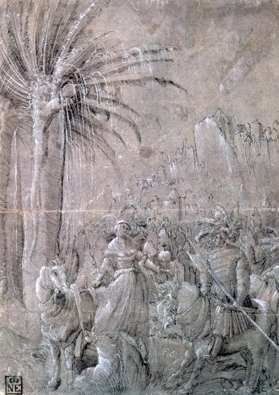 David et Abigail - Master of the Historia of Frederici