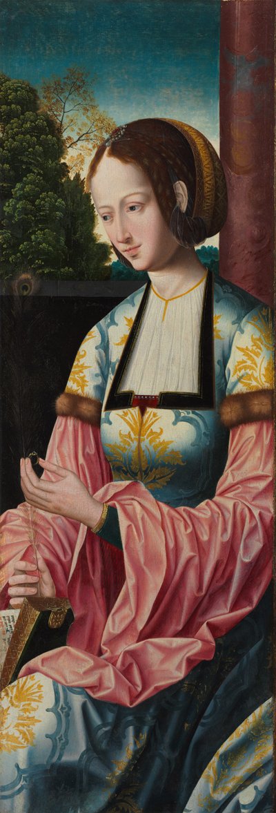 Sainte Barbe, vers 1520 - Master of the Holy Blood