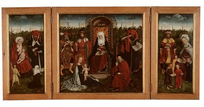 Le Triptyque de Poortakker - Master of the Holy Family of St. Anne