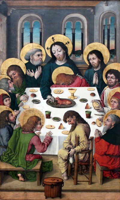 French : La Cène The Last Supper - Master of the Housebook