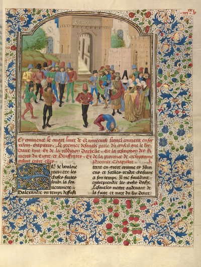 La concurrence à Sittacene et le plaquage de Sisigambis - Master of the Jardin de vertueuse consolation