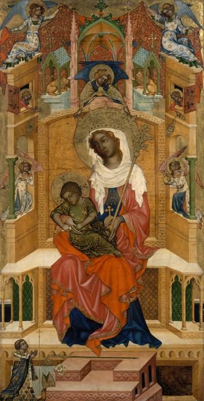 Marie en trône avec l