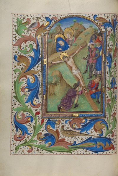 Le Christ cloué sur la croix - Master of the Lee Hours