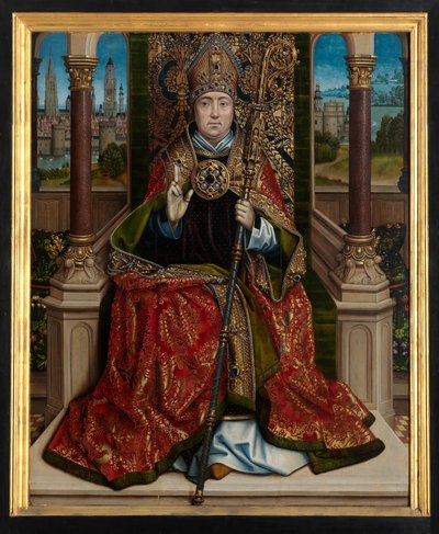 Panneau central du Retable de Saint Nicolas - Master of The Legend of St. Lucy