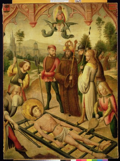 Le martyre de Saint Laurent - Master of the Legend of St. Ursula