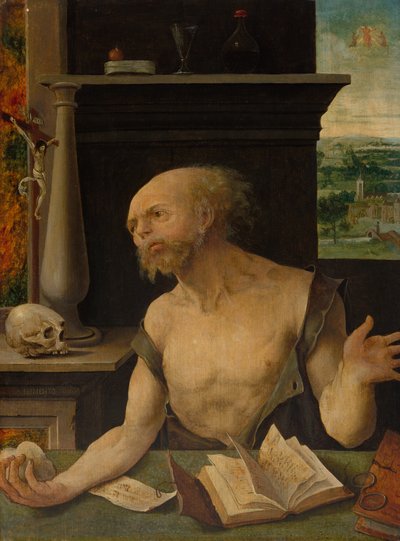 Saint Jérôme en pénitence - Master of the Lille Adoration