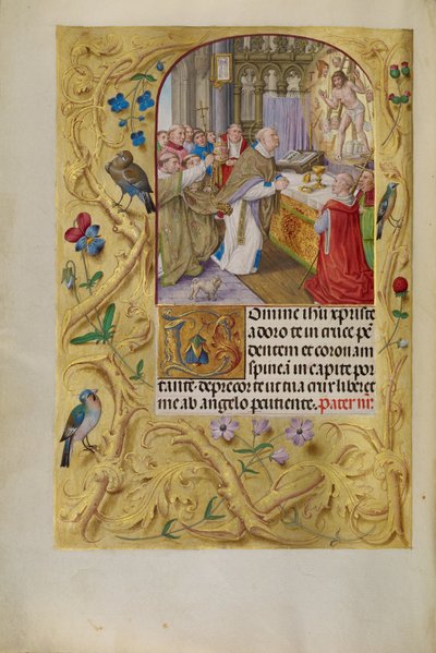 La messe de saint Grégoire - Master of the Lübeck Bible