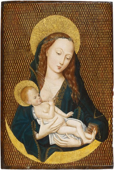 Maria lactans sur un croissant de lune, vers 1485 - Master of the Magdalen Legend,