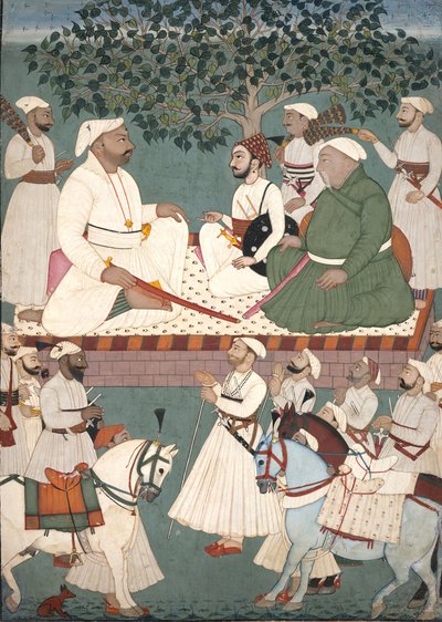 Maharaja Sidh Sen recevant une ambassade - Master of the Mandi atelier