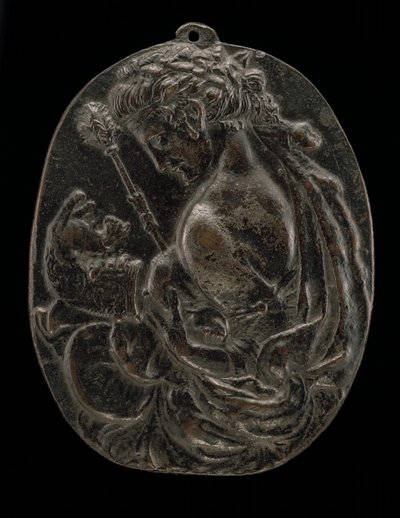 Une Bacchante, fin du 15ème ou début du 16ème siècle - Master of the Martelli Mirror