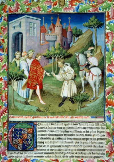 Jean de Mandeville quittant l