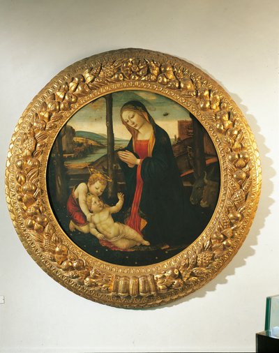Madone et Enfant avec Saint Jean - Master of the Miller Tondo (attr. to)