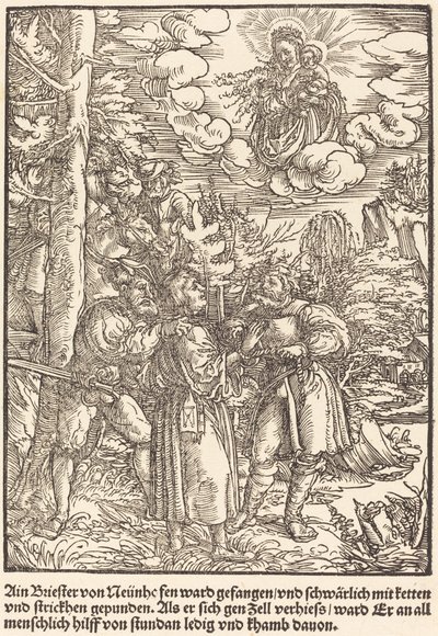 Ain Briester von Neunhe ... - Master of the Miracles of Mariazell