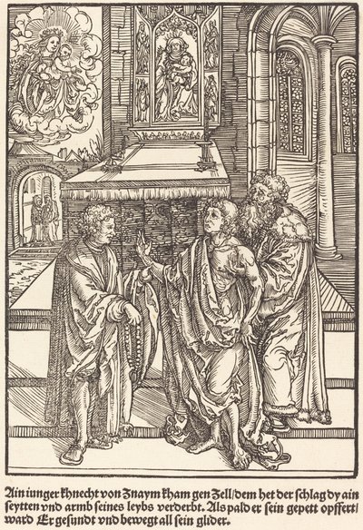 Ain iunger Khnacht von Znaym ... - Master of the Miracles of Mariazell