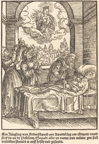 Ein Jungling von Friderschpach ... - Master of the Miracles of Mariazell