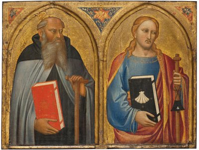Saint Antoine Abbé et Saint Jacques le Majeur - Master of the Misericordia