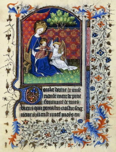 Vierge couronnée, c.1430-1440 - Master of the Munich Golden Legend