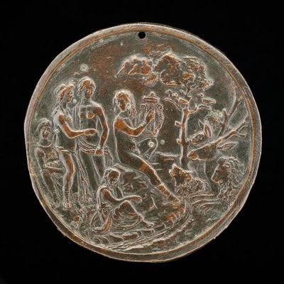Orphée jouant pour les animaux, quatrième quart du 15e siècle - Master of the Orpheus Legend