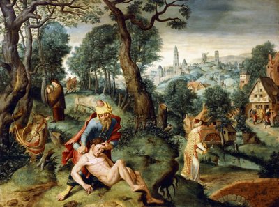 La parabole du bon Samaritain - Master of the Prodigal Son