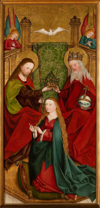 Couronnement de la Vierge Marie, ca 1485-1490 - Master of the Sacristy of Kaufbeuren