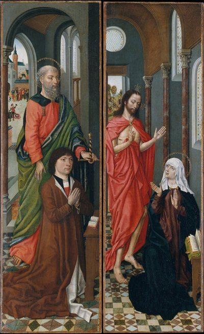 Saint Paul avec Paolo Pagagnotti, Le Christ apparaissant à sa mère - Master of the Saint Ursula Legend