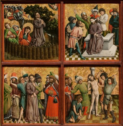 Retable avec la Passion du Christ - Master of the Schlägl Altarpiece