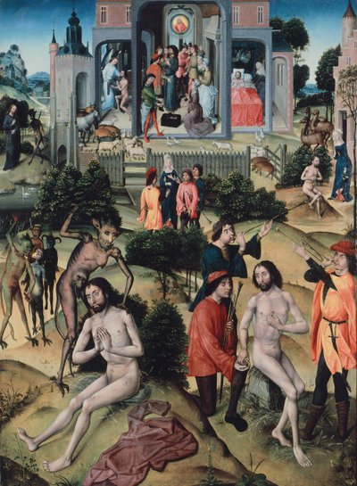 Scènes de la vie de Job - Master of the St. Barbara Legend