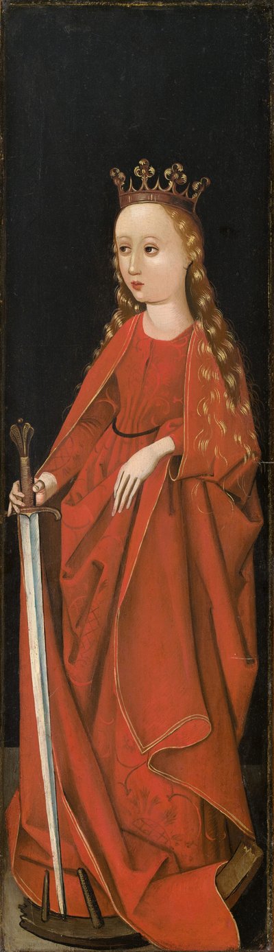 Sainte Catherine [aile droite extérieure] - Master of the Starck Triptych